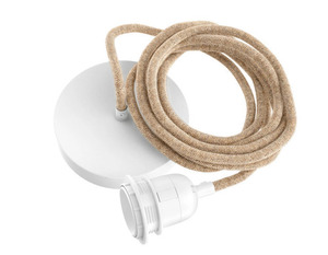 Pletená lampa - The Wholly M, E27, ratan, lampy do obývačky small 4