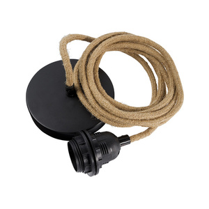 Lampa do obývačky - Afrodiziakum M, E27, ratan, ručná výroba small 3