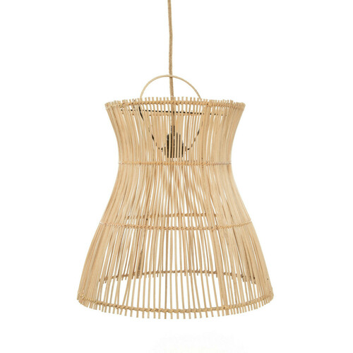 Skontrolujte Lampa do obývačky - The Flirt L, E27, prírodný ratan, scandi boho