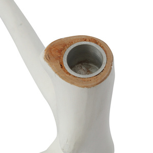 Trojitý vetvičkový svietnik - biely small 7