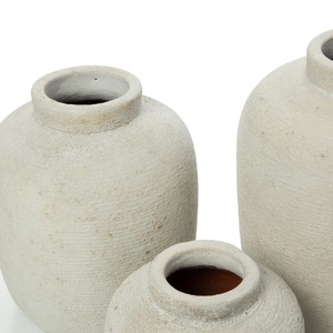 Terakotová váza Bazar Bizar Peaky L v odtieni betónu, 22 cm small 1