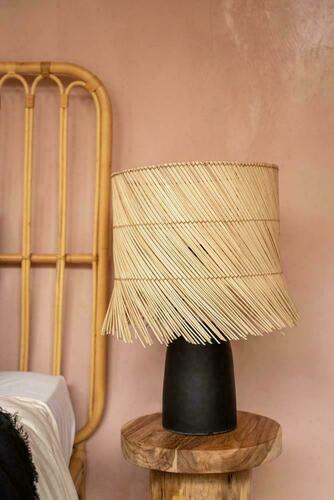 Skontrolujte Stolná lampa - The Rattan Black, E27, boho