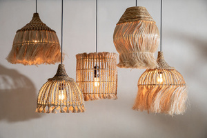 Závesné svietidlo na šnúre - The Abaca Tassel S, E27, Abaca grass. small 2
