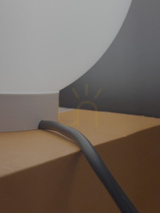 Biela dekoratívna záhradná guľová lampa LUNA BALL 15 cm – LED E27, odolná voči UV žiareniu small 9