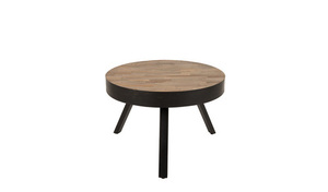 Okrúhly drevený konferenčný stolík - The Stylish by Lunares Design M, 58 cm small 0