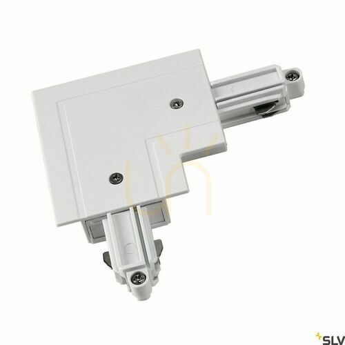 Skontrolujte Rohový napájací konektor prípojnice SLV 1 SYSTEM biely 143251