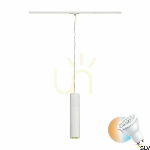 Skontrolujte Závesné svietidlo na prípojnicu SLV ENOLA_B biele GU10 50W 143961