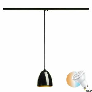 Závesné svietidlo na prípojnicu SLV PARA CONE 14 čierne GU10 35 W 143990 small 0