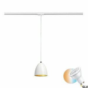 Závesné svietidlo na prípojnicu SLV PARA CONE 14 biele GU10 35W 143991 small 0