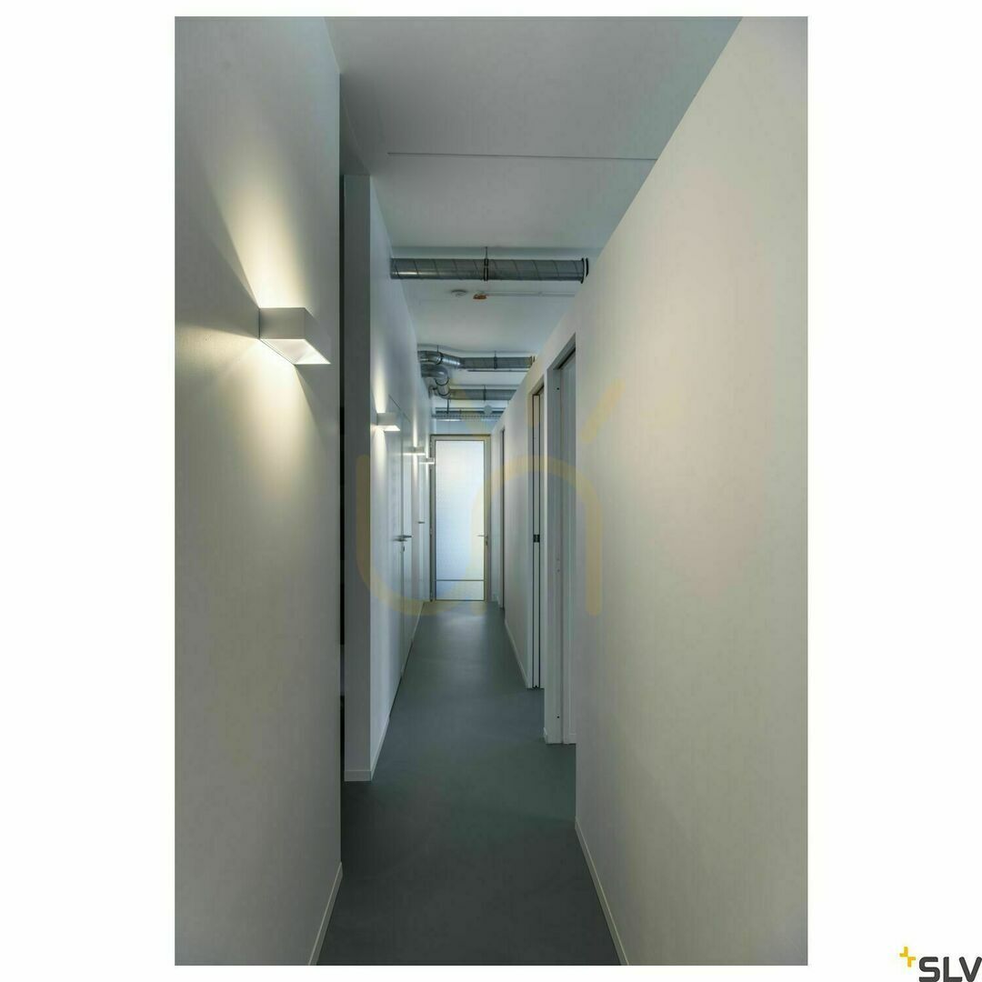 Náhľad Nástenné svietidlo SLV LOGS IN L LED biele 18W 3000K 1600lm 1002844 Nástenné svietidlo SLV LOGS IN L LED biele 18W 3000K 1600lm 1002844