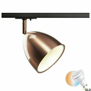 Lištové svietidlo SLV PARA CONE 14 GU10 25 W meď/biela 1002875 small 0