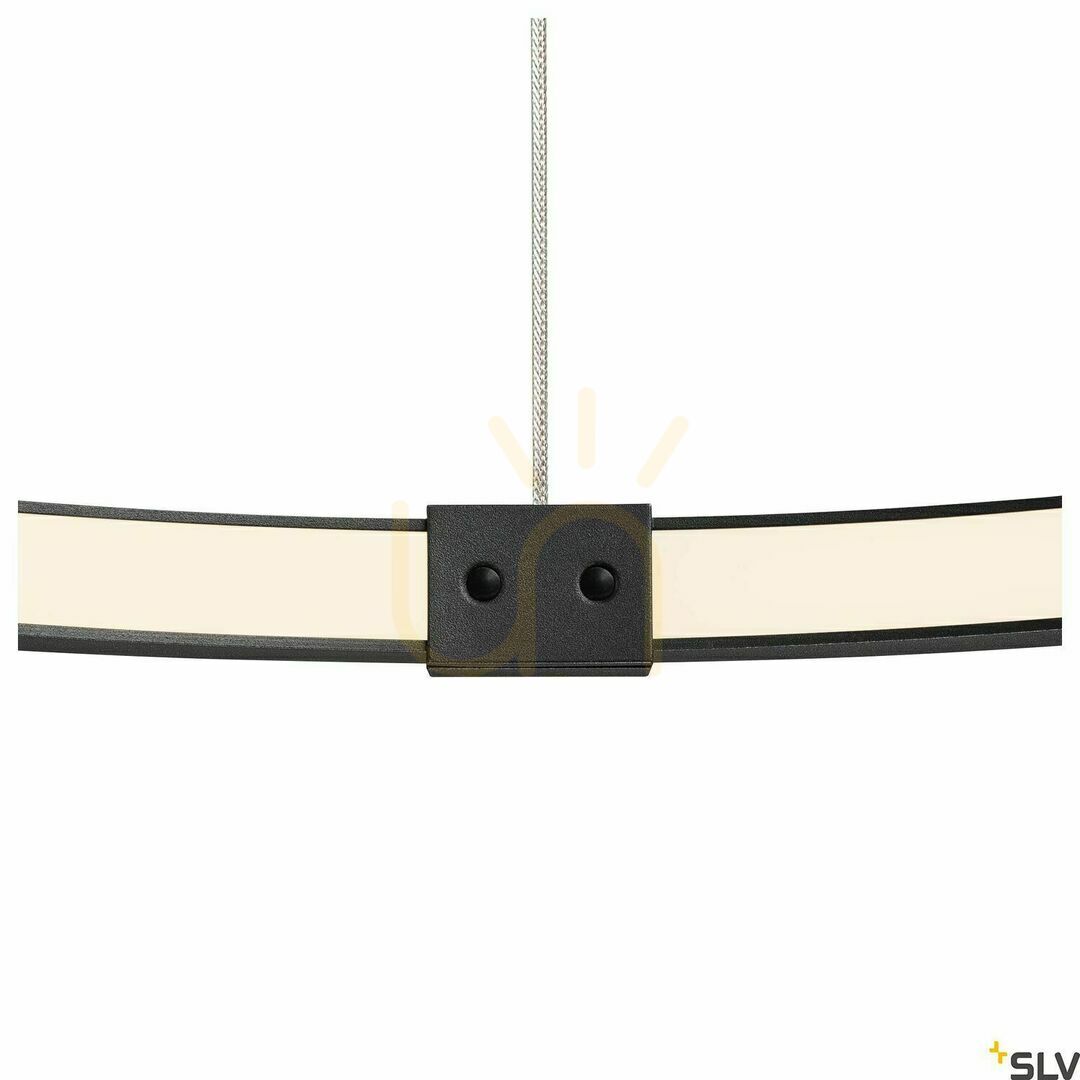Náhľad Závesné svietidlo SLV ONE 80 DALI čierne LED 32W 3000/4000K 1002911 Závesné svietidlo SLV ONE 80 DALI čierne LED 32W 3000/4000K 1002911