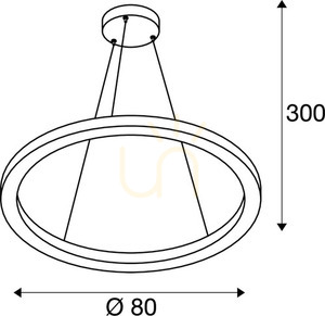 Závesné svietidlo SLV ONE 80 DALI čierne LED 32W 3000/4000K 1002911 6 Závesné svietidlo SLV ONE 80 DALI čierne LED 32W 3000/4000K 1002911 small 6