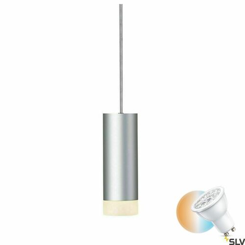 Skontrolujte Závesné svietidlo SLV ASTINA GU10 sivé hliníkové 20 cm 1002938