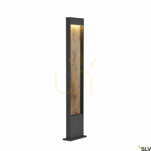Skontrolujte Vonkajšie stĺpikové svietidlo SLV FLATT POLE 1002959 hnedá antracitová 10W IP65