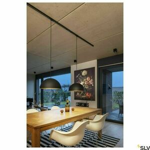 Závesné svietidlo na lištu SLV FORCHINI M čierno-zlaté E27 40W 40 cm 143932 small 1