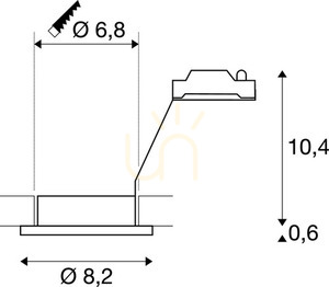 Vonkajšie zapustené svietidlo SLV DOLIX OUT GU10 chróm IP44 1001166 small 4
