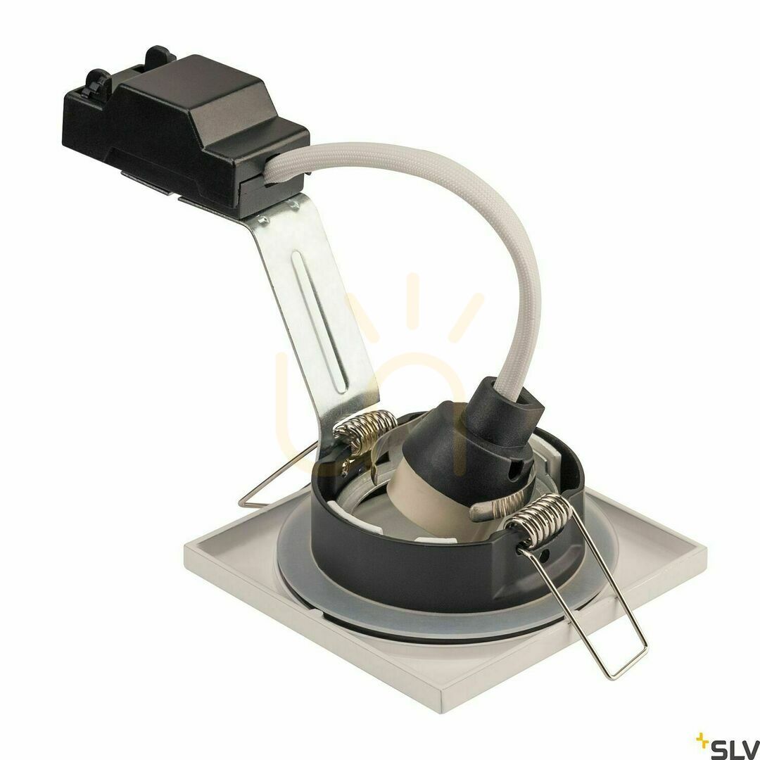 vyhliadka Vonkajšie zapustené svietidlo SLV DOLIX OUT GU10 biele IP44 1001169 Vonkajšie zapustené svietidlo SLV DOLIX OUT GU10 biele IP44 1001169