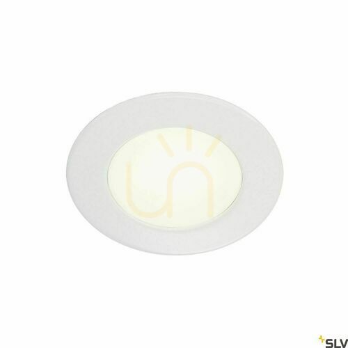 Skontrolujte Zapustené svietidlo SLV DL 126 biele 2,8 W 3000 K 12V 112221