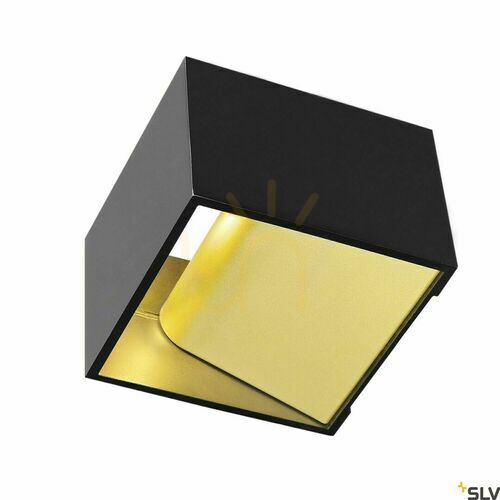 Skontrolujte Nástenné svietidlo SLV LOGS IN 151320 čierno-zlaté 6W 3000K 300lm LED