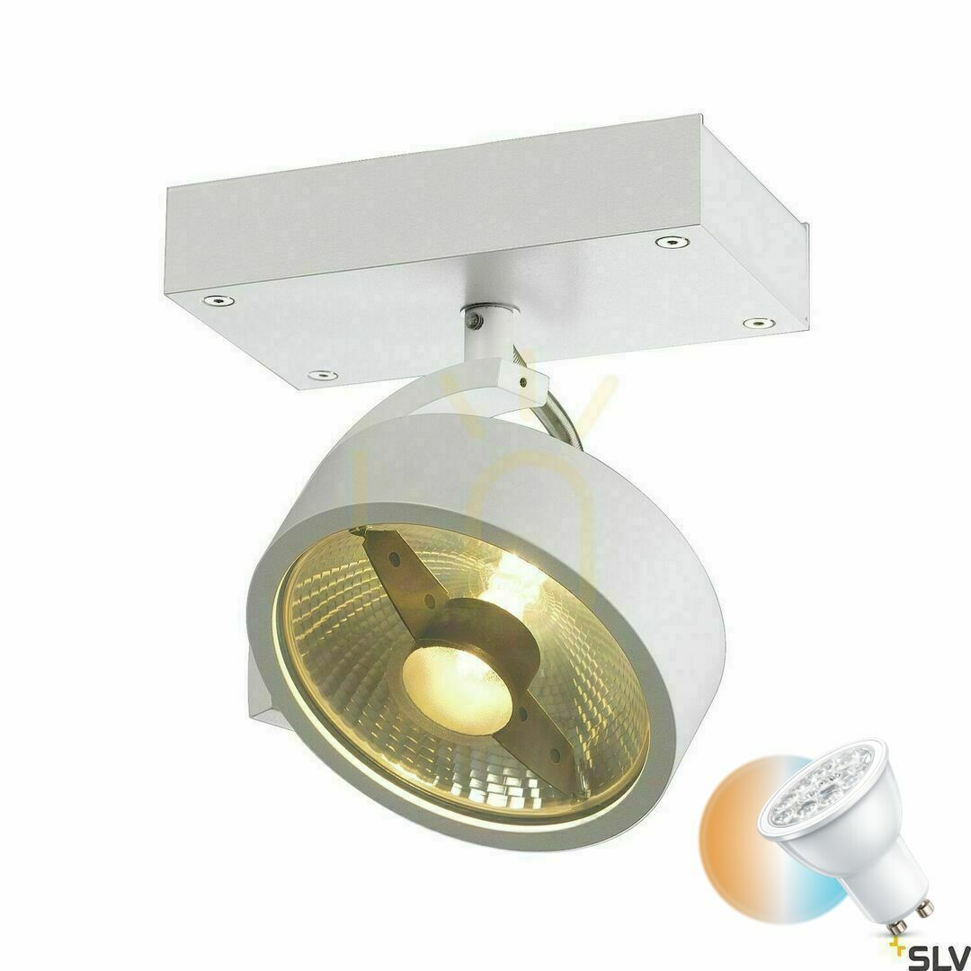 Recessed Luminaire SLV KALU White Aluminum ES111 GU10 75W 147301