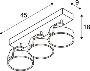 Zapustené svietidlo SLV KALU hliník 75 W 230 V 147326 small 3