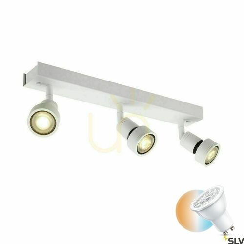 Skontrolujte Zapustené svietidlo SLV PURI 3 biele GU10 50W 147381