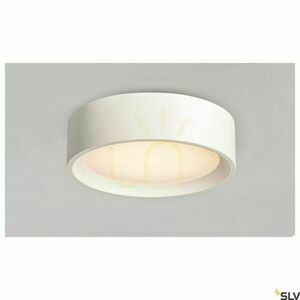 LED stropné svietidlo SLV PLASTRA 148005 biele sadrové, 15 W, 3000 K, 25 cm small 1