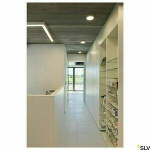 LED stropné svietidlo SLV PLASTRA 148005 biele sadrové, 15 W, 3000 K, 25 cm small 4