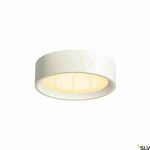 Skontrolujte LED stropné svietidlo SLV PLASTRA 148005 biele sadrové, 15 W, 3000 K, 25 cm