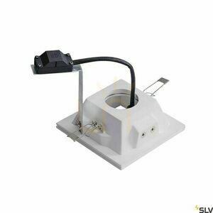 Zapustené svietidlo SLV PLASTRA biele sadrové GU10 35W 148071 small 1