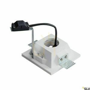 Zapustené svietidlo SLV PLASTRA biele sadrové GU10 35W 148071 small 2