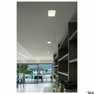 Zapustené svietidlo SLV PLASTRA biele sadrové GU10 35W 148071 small 4