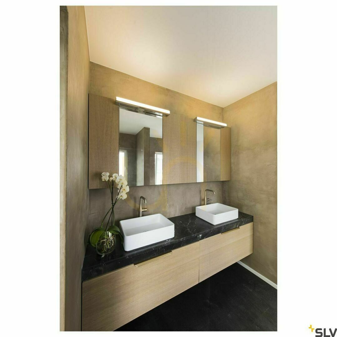 Displej Nástenné svietidlo SLV MARYLIN 1002191 chróm/biela 16W 60 cm IP44 Nástenné svietidlo SLV MARYLIN 1002191 chróm/biela 16W 60 cm IP44