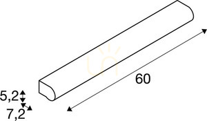 Nástenné svietidlo SLV MARYLIN 1002191 chróm/biela 16W 60 cm IP44 5 Nástenné svietidlo SLV MARYLIN 1002191 chróm/biela 16W 60 cm IP44 small 5