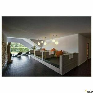 Závesné svietidlo SLV ROTOBALL 25 biele oceľ/PE E27 24 W 165390 1 Závesné svietidlo SLV ROTOBALL 25 biele oceľ/PE E27 24 W 165390 small 1