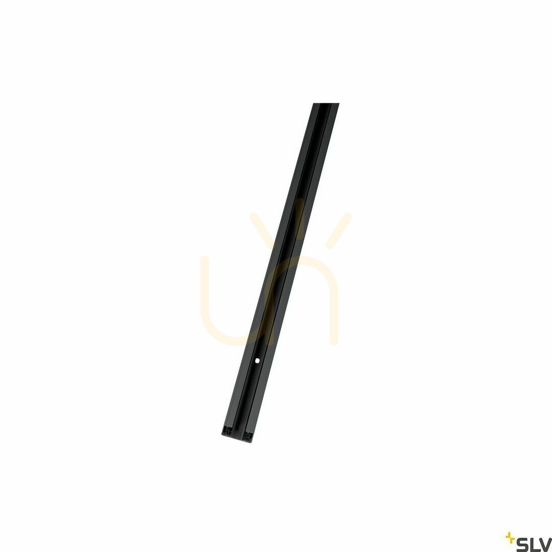 1-fázová lišta SLV 1 System čierna 100 cm hliník 143010