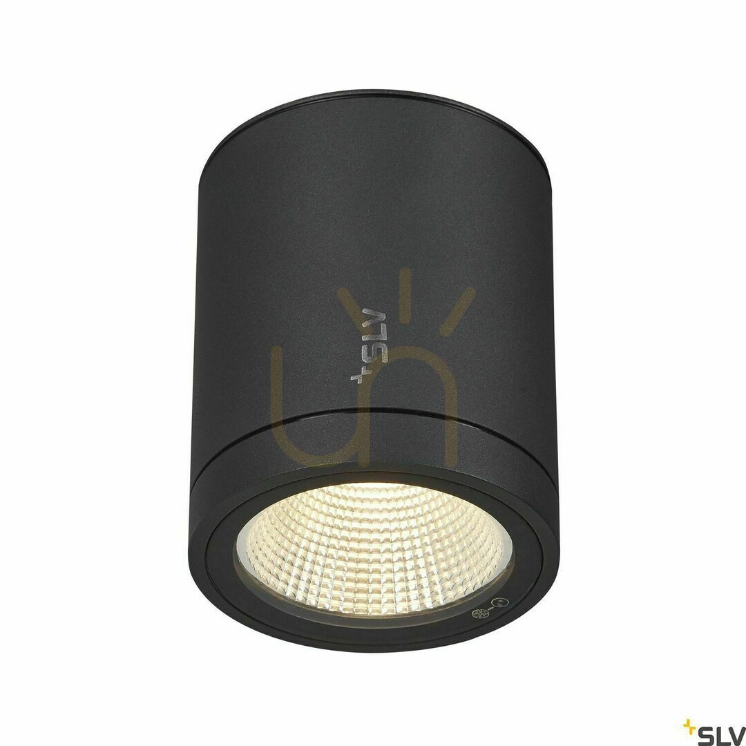 vyhliadka Vonkajšie stropné svietidlo SLV ENOLA ROUND M antracit 11W IP65 1003427 Vonkajšie stropné svietidlo SLV ENOLA ROUND M antracit 11W IP65 1003427