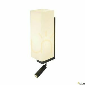 Nástenné svietidlo SLV QUADRASS SPOT čierne 2W 3000K LED 1003428 small 2