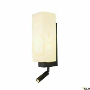 Nástenné svietidlo SLV QUADRASS SPOT čierne 2W 3000K LED 1003428 small 0