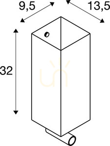 Nástenné svietidlo SLV QUADRASS SPOT biele 2W 3000K E27 1003429 5 Nástenné svietidlo SLV QUADRASS SPOT biele 2W 3000K E27 1003429 small 5