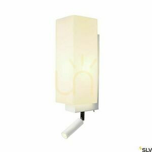 Nástenné svietidlo SLV QUADRASS SPOT biele 2W 3000K E27 1003429 0 Nástenné svietidlo SLV QUADRASS SPOT biele 2W 3000K E27 1003429 small 0