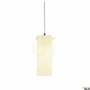 Závesné svietidlo SLV QUADRASS chrómové mliečne sklo E27 40 W 1003432 small 1