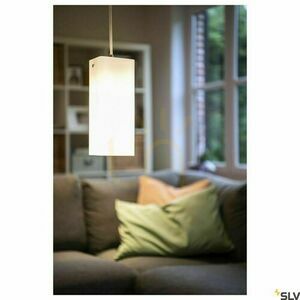 Závesné svietidlo SLV QUADRASS chrómové mliečne sklo E27 40 W 1003432 small 4