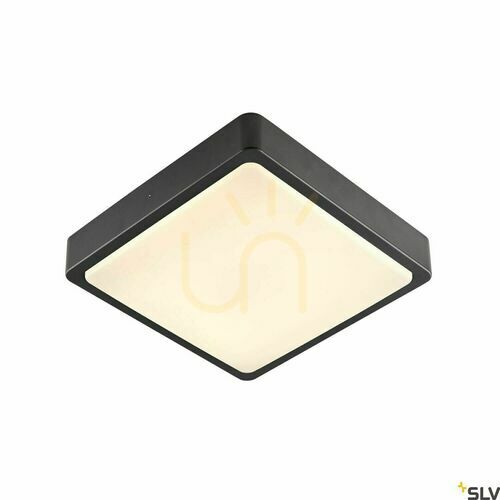Skontrolujte Vonkajšie nástenné svietidlo SLV AINOS Square Sensor antracit 18W IP65 1003452