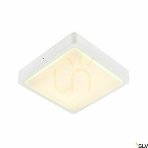 Skontrolujte Vonkajšie nástenné svietidlo SLV AINOS SQUARE biele 17W 1300 lm IP65 1003449