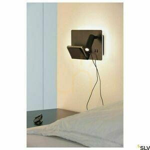 Nástenné svietidlo SLV SOMNILA čierne LED 15W 3000K USB 1003455 3 Nástenné svietidlo SLV SOMNILA čierne LED 15W 3000K USB 1003455 small 3