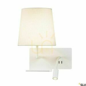 Nástenné svietidlo SLV SOMNILA biele LED 3000K USB 1003459 small 1