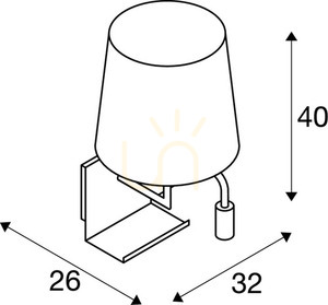 Nástenné svietidlo SLV SOMNILA biele LED 3000K USB 1003459 small 6
