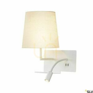 Nástenné svietidlo SLV SOMNILA biele LED 3000K USB 1003459 small 0